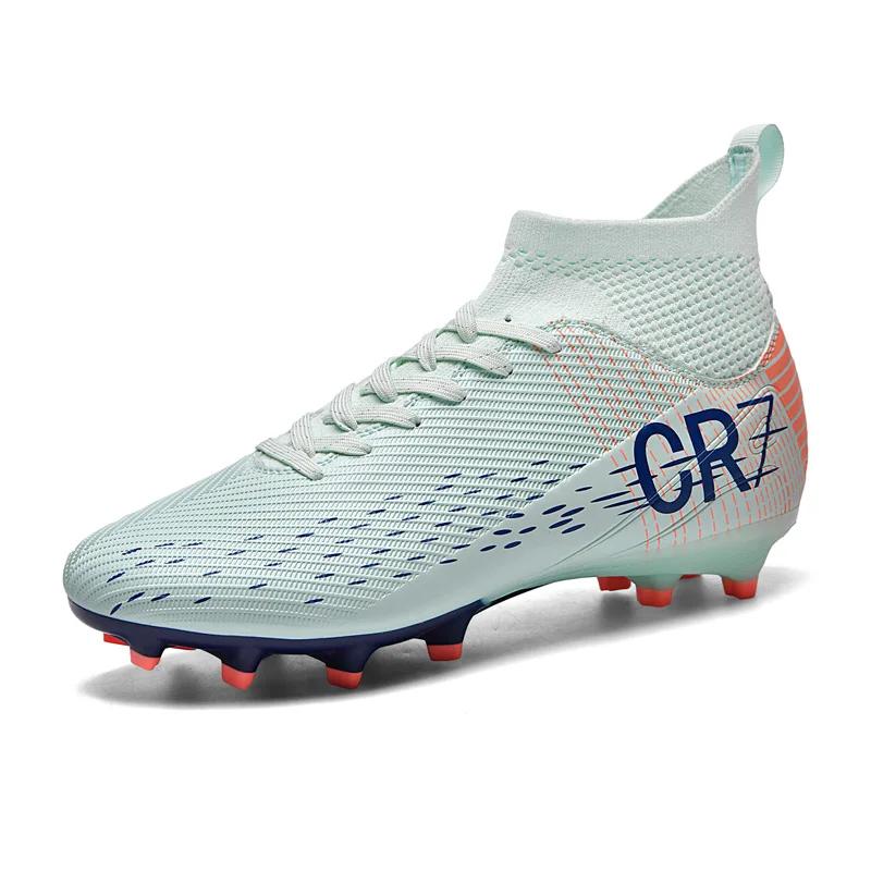 Unisex Breathable Soccer Shoes FG Outdoor Sports Grass Outsole Non-Slip Design for Teenagers New Arrivals Size 35-45