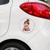 Adesivo per Auto Impermeabile Autoadesivo PVC Senza Traccia Decalcomania Auto Realistica Modello Ragazza Divertente