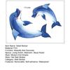 Im Dunkeln leuchtender Delphin-Toilettenaufkleber, abnehmbarer, selbstklebender, wasserdichter PVC-Wohnzimmer-Wandkunst-Badezimmer-Toilettendeckel-Dekorationsaufkleber
