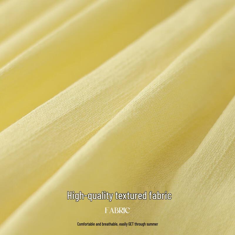 VICTORIA&VERA Women's Tie Pleated Backless Mid-Length Dress V9015L13