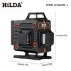 16-Line Green Laser Level: High-Precision, Strong Light, Automatic, Wall-Mounted Infrared Projector.