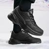 Men's winter new casual outdoor fleece-lined warmth sneakers light soft-sole speed running shoes fashion comfortable cotton shoe