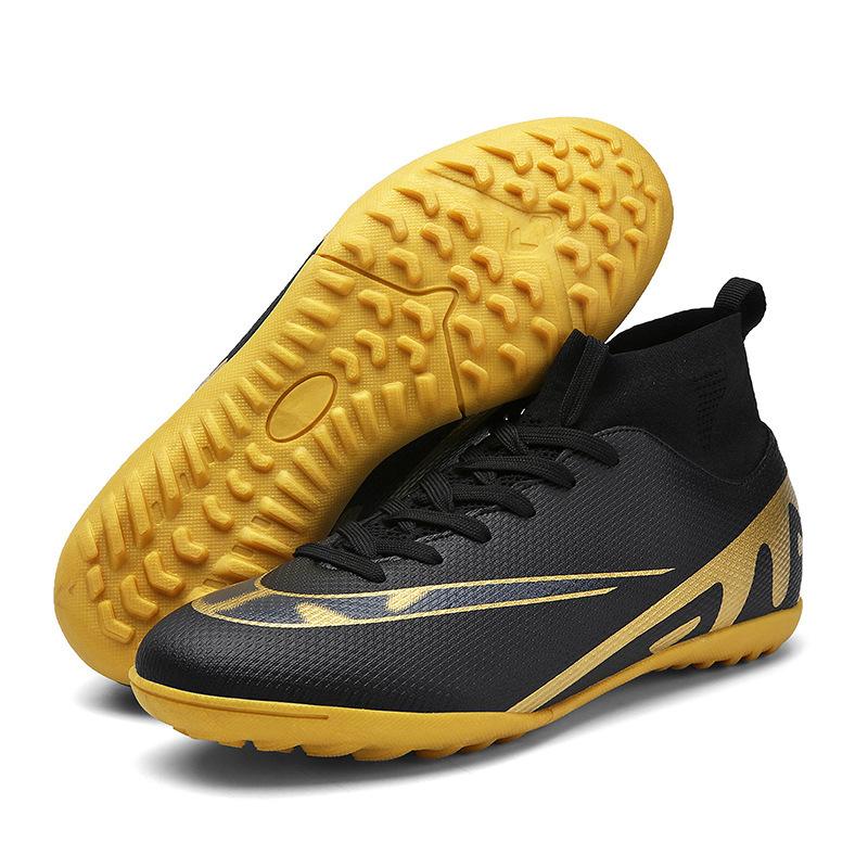 Large size 47 football shoes men's high top new student long nail game shoes broken nail shoes training shoes