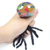 Spider Squeeze Toy Realistic Stress Relief Fidget Toy Soft TPR Toy with Colorful Beads Inside Prank Fun Halloween Gifts