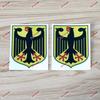 Set of 2 Reflective 7.6cm German Coat of Arms Eagle