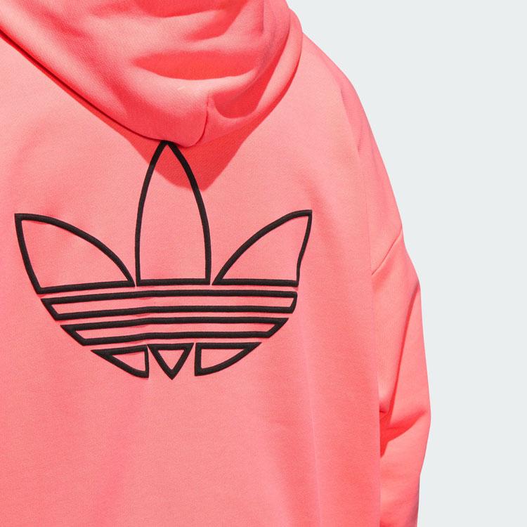 Adidas Originals Ae Foundation Hoodie Men Hoodies Acid-Red IR5638