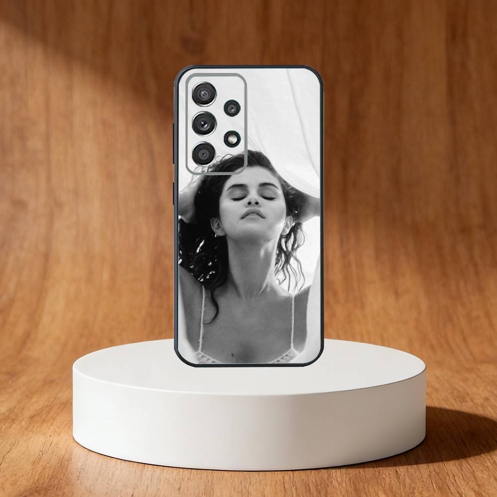 Singer S-Selena Gomez Phone Case For Samsung S25,S24,S21,S22,S23,S30,Ultra,S20,Plus,Fe,Note,10,9,5G Black Cover