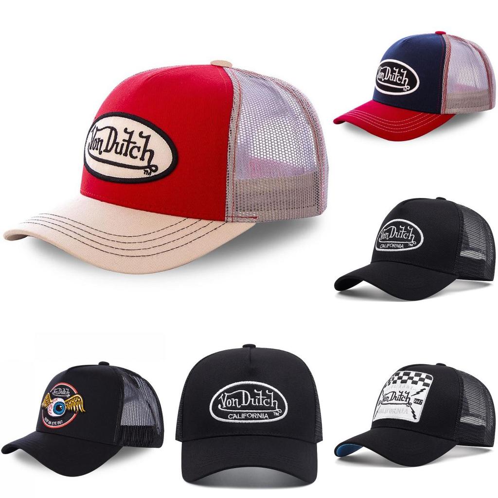 Snygg Vondutch Sommar Keps Med Andningsbar Bomull Och Färgstark Broderi