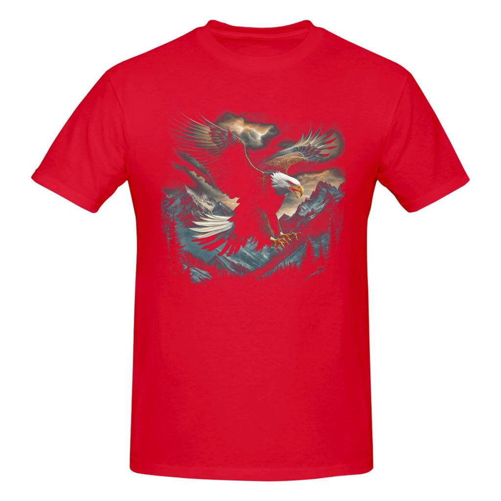 1 Piece Wild Eagle Landscape Funny Graphic 100 Cotton Tshirt Eeagle Tops Tees For Unisex
