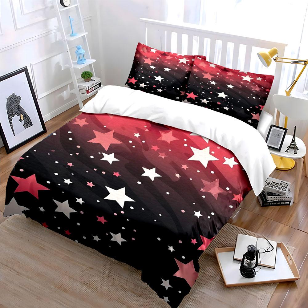 Starry Night Gradient Bedding Bedding Duvet Cover Set Duvet Cover Pillowcases (1 * Duvet Cover 2 * Pillowcases, Without Duvet Insert)