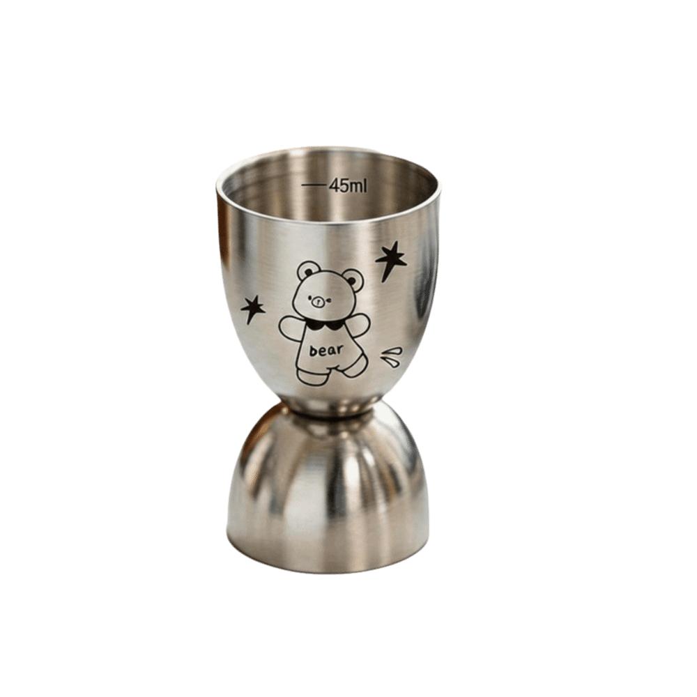 with Scale Dual Heads Jigger Accurate Bar Jigger Creative Measuring Cup  Bar Tools Style B