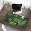 Protective Mat for Office Workplace Countertops Palm Leaves Background 90x45 Cm