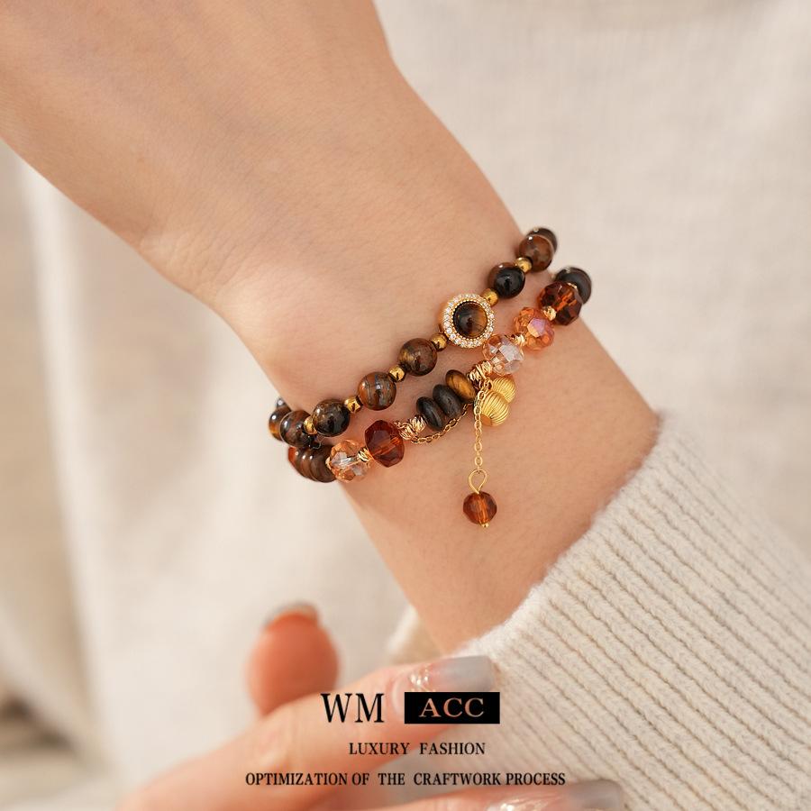 Female Bead String Beads, New Chinese Retro, High-end, Versatile Gourd Bracelet