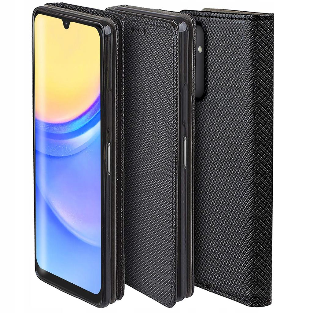 Case for Samsung Galaxy A15 4G/A15 5G SMART MAGNET BOOK CASE + Glass