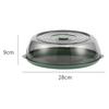 Dish Cover PET Heat Insulation Storage Transparent Dustproof for Home Picnic Cooking Green