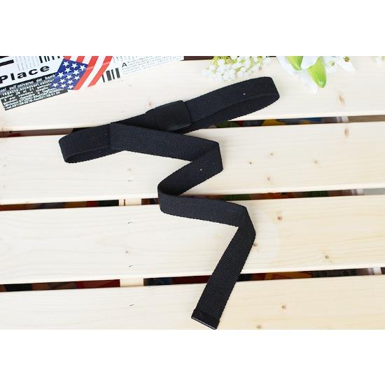 Iron-Free Nylon Canvas Women'S Belt, Plastic Buckle Simple Belt
