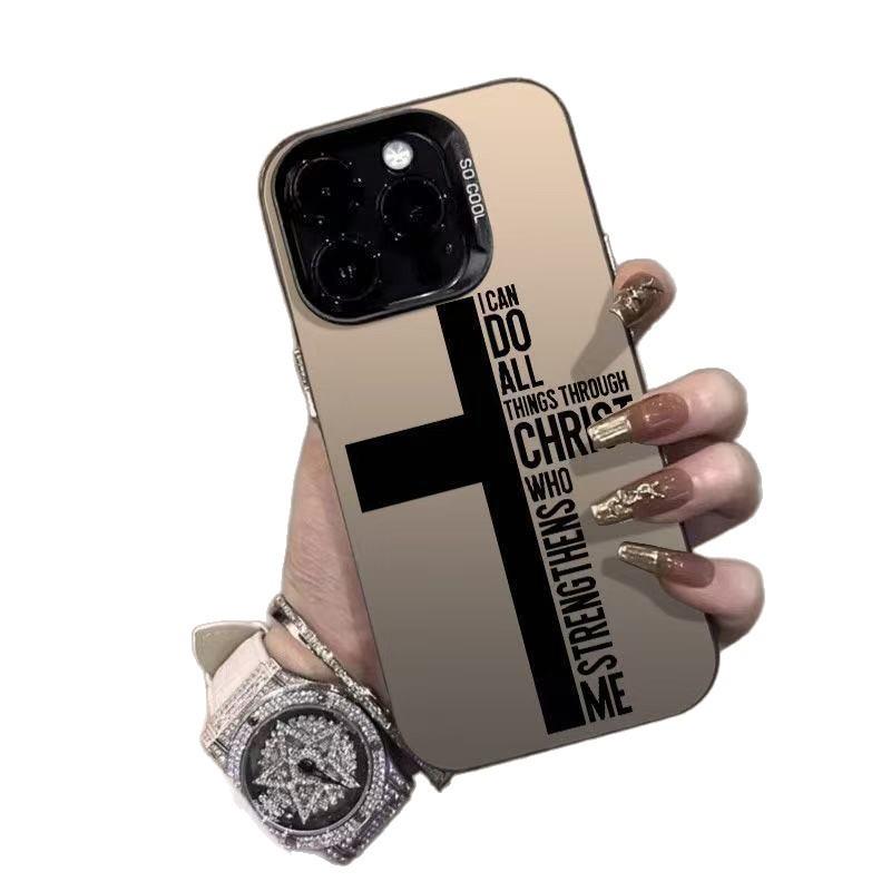 Neue englische anwendbare iphone17 Handyhülle 11 Apple 15promax/14 trendige Marke 13pro12 Europa und Amerika 16