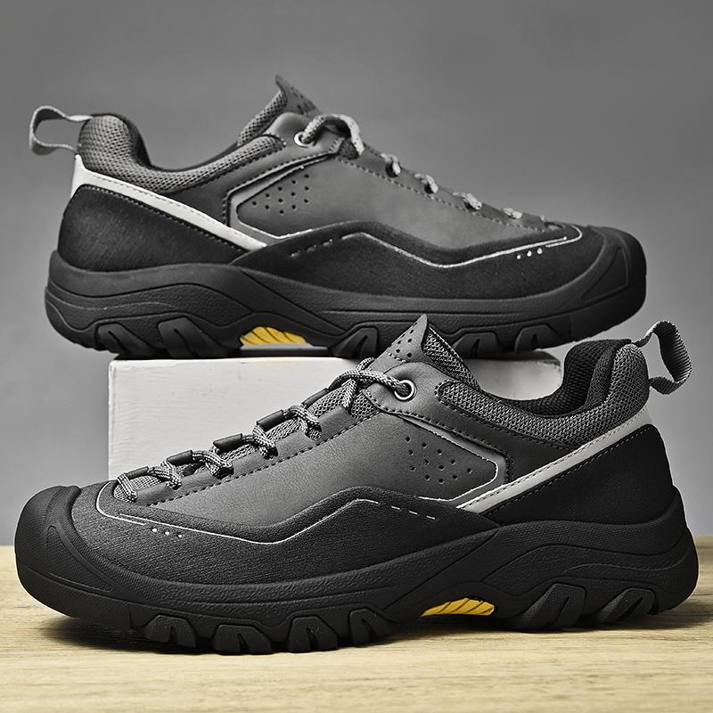 Non-Slip Mens Casual Shoes Lace-up Solid Sneakers Male Running Travel Sports Shoes Outdoor Treking Footwear All-match Trainers