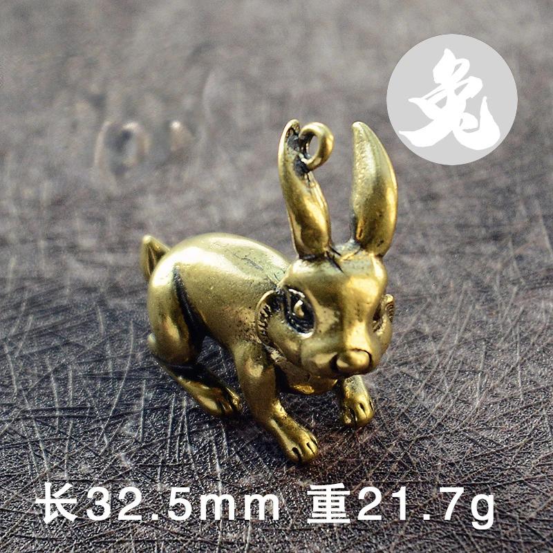 Brass Animal Statue Ornament Chinese Zodiac Rat Ox Tiger Rabbit Dragon Snake Horse Sheep Monkey Chicken Dog Pig Office Desk Deco