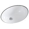 Yidashang Oval Ceramic Undermount Bathroom Basin