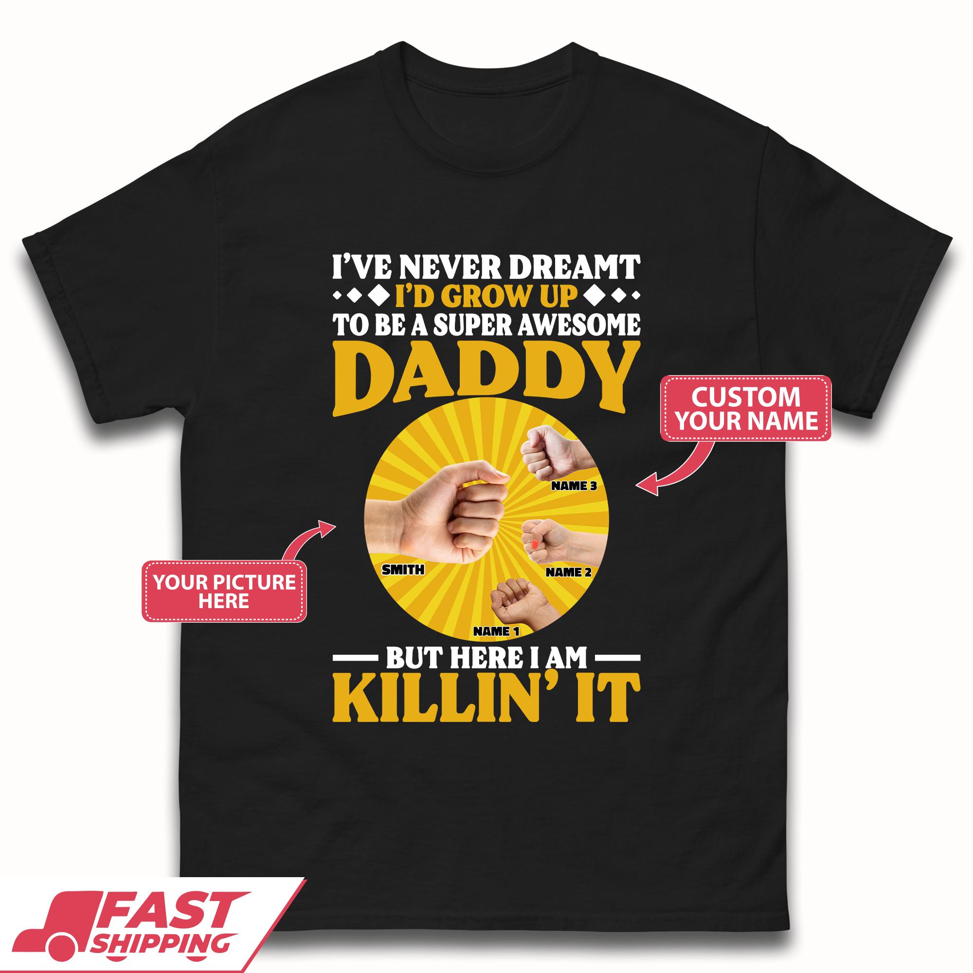 To Be A Super Awesome Daddy Mens T-Shirt 2XL