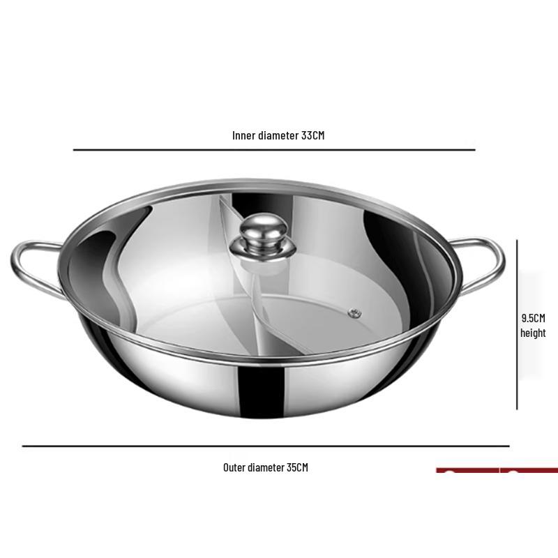 Portable Gas Stove & Dual-Flavor Hotpot Set