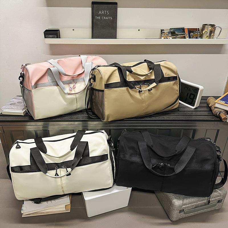Travel bag Women's simple large-capacity luggage bag Simple maternity bag Storage bag Fitness bag Short-distance portable handbag