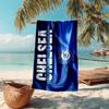 Proof Beach Towel with Chelsea FC Logo Pattern - Soft,absorbent,quick-drying,machine Washable - Perfect for Swimming,camping,bathing