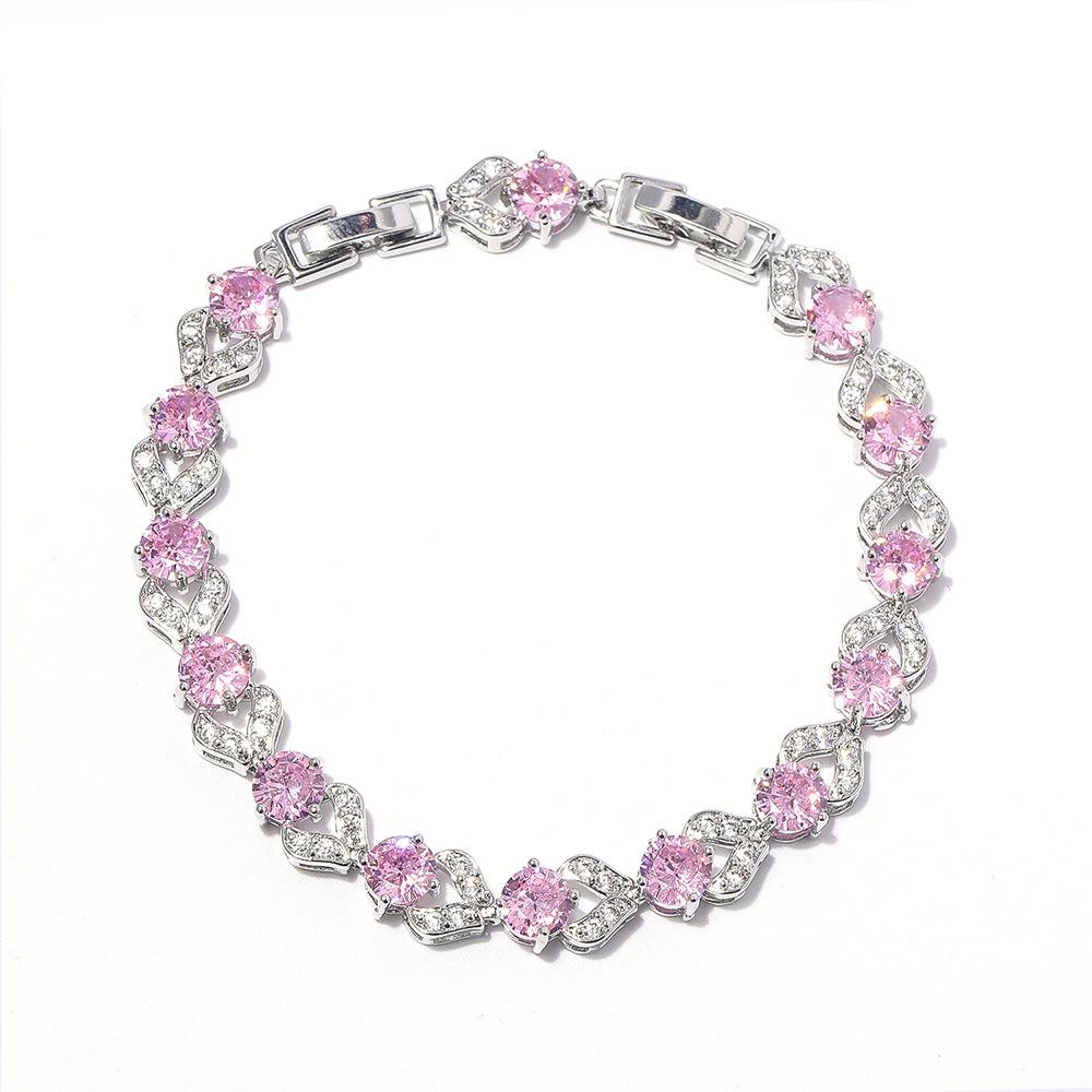 Bracelet Women'S Light Luxury Versatile Temperament Jewelry Zircon Adjustable High Value Jewelry Tide Jewelry