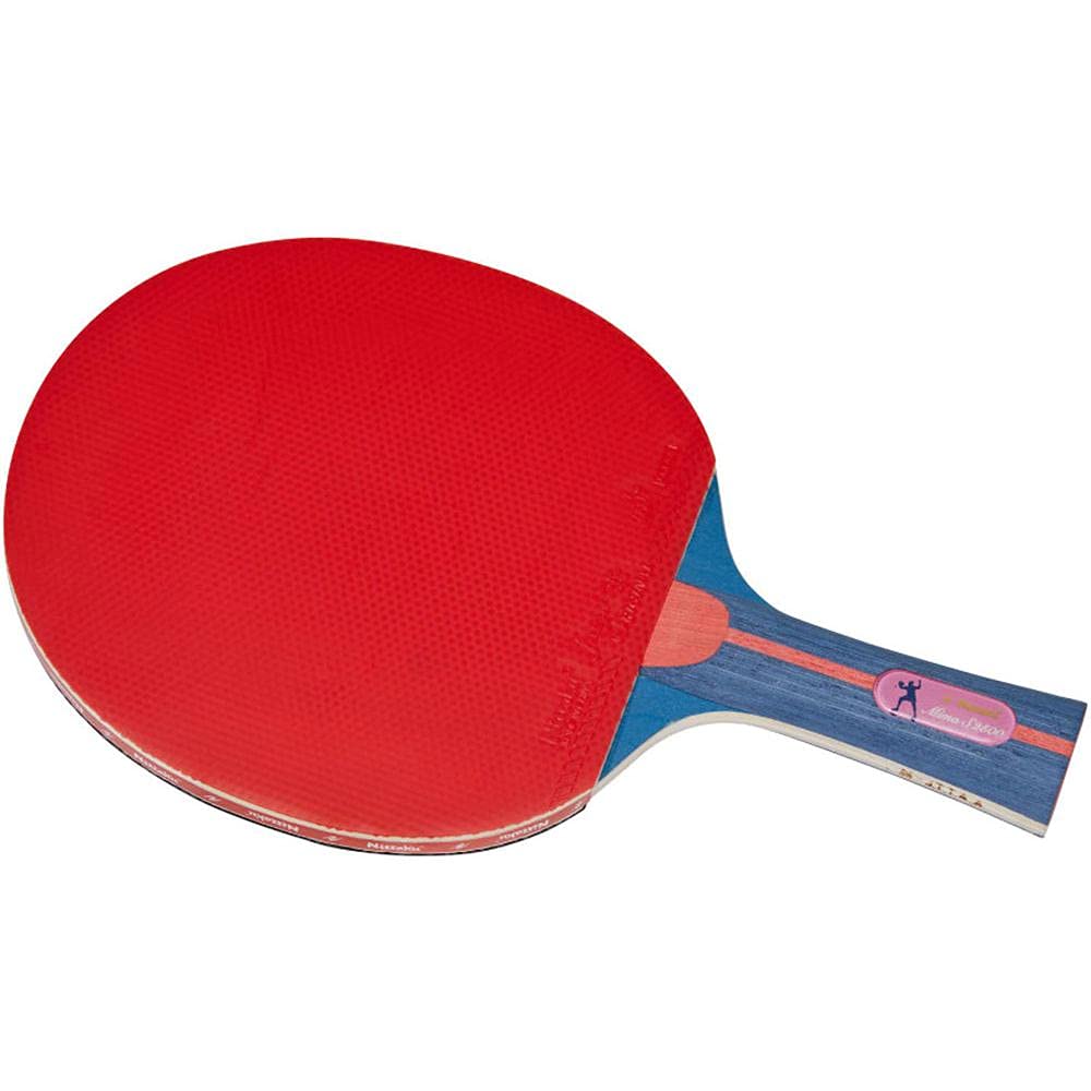 Nittaku raketa na stolní tenis Mima S2500 Shake Hand polepená 2 plastovými míčky NH5140