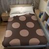 Brown Background With Dots Flannel Blanket Warm Soft Halloween Christmas Couch Warm Cozy Decorative Decor Gift For All Season