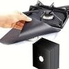 4Pcs Gas Stove Protectors Kitchen Reusable Burner Covers Mat Protector Cleaning Pad Liner Cover top gas stove protectors
