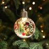 Creative Santa Claus Transparent Christmas Tree Hanging Ornament