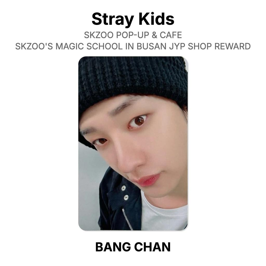 Stray Kids SKZOO POP-UP & CAFE SKZOO'S MAGIC SCHOOL IN BUSAN JYP SHOP REWARD Official Photocard
