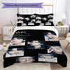 Sunset Love Heart Threepiece Set 1 Duvet Cover 2 Pillowcase Without Core Without Core Bedding Set Duvet Cover And Pillowcase