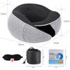 Memory Foam Travel Neck Pillow Ultimate Comfort Neck Pain Relief Ergonomic Support Ideal Suitable For Airplane Cars Home
