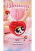 Heart-Shaped Powerpuff Girls Tsundere Squeaky Plush Keychain - Press to Make BB Sound