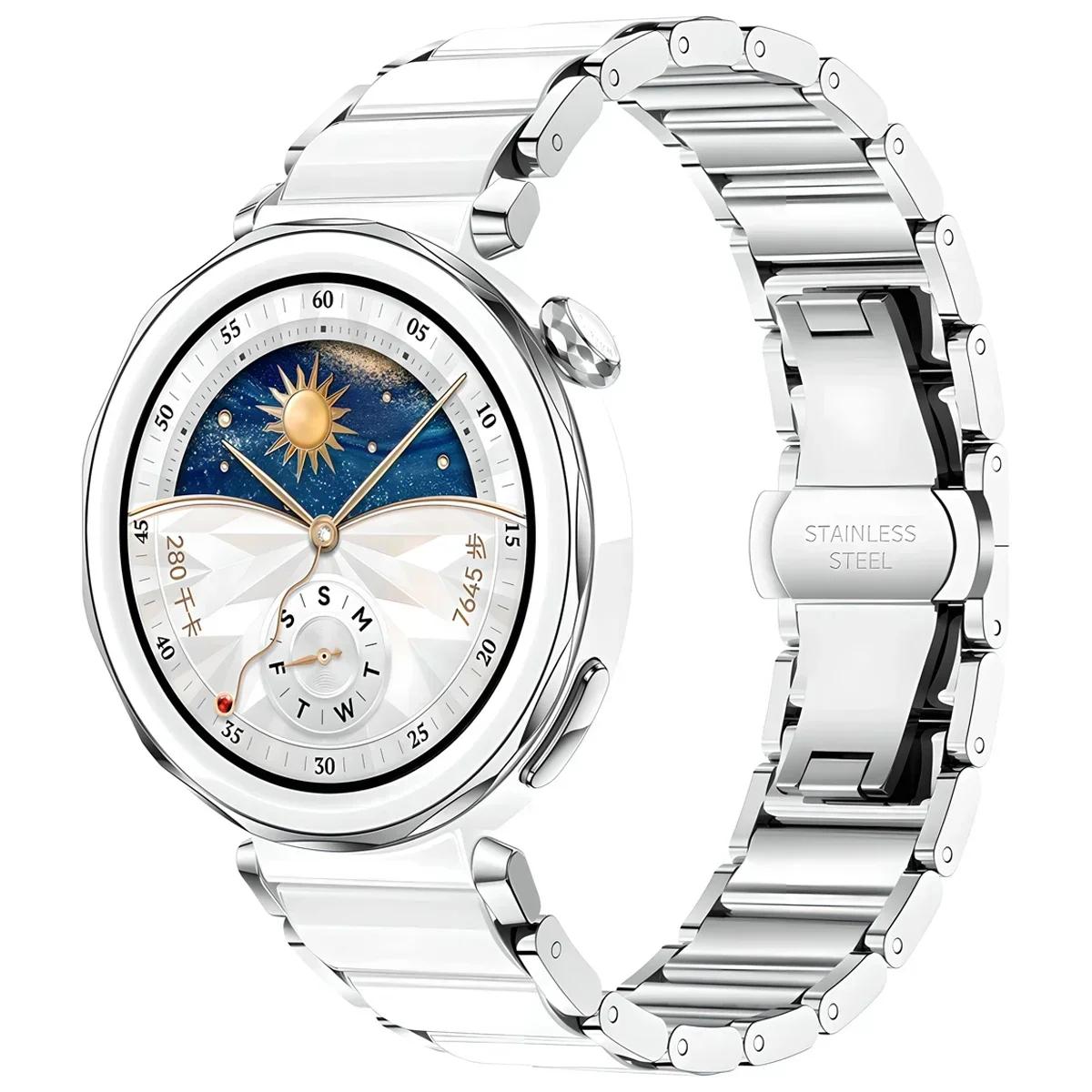 

18 мм Керамічний ремінець для Huawei Watch GT5 Pro Браслет 42 мм Офіційний браслет на зап ястя для Huawei Watch GT5 GT4 41 мм Аксесуари для ремінця