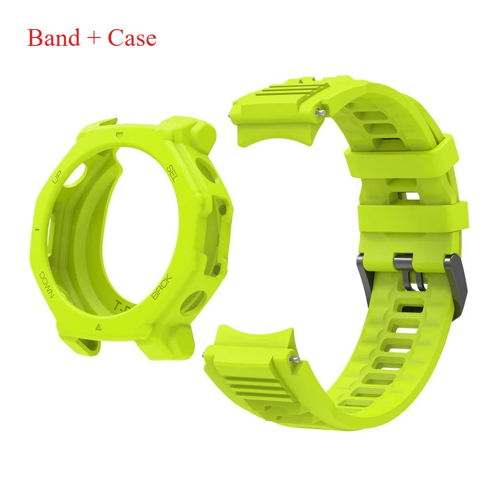 Silikonowy Pasek + Silikonowe Etui do Smartwatcha Amazfit T-REX 3Pro Pasek do Zegarka Dla Huami Amazfit T-rex3Pro 48MM Bransoleta