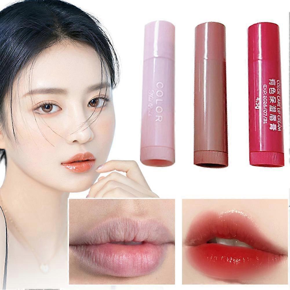 Long-Lasting Hydrating Lip Balm Tint with Moisturizing Conditioners Universal Wear Vibrant Color Waterproof Smudge Proof