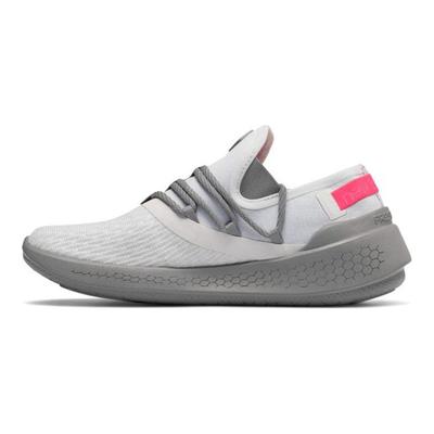Lazr Fresh Foam Nxt Fabric Low Top Running Shoes Women Sneaker White Gray WNXTSW