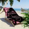 blackpink Print Beach Towel, Large Soft Quick Dry Towel for Beach Camping Swimming