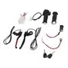 12V 250W Brushed Controller 4 Speed Throttle Twist Grip Brake Lever Electric Door Lock Set Electric Bike Bicycle