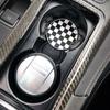 Heat Resistance Flower Coaster Houndstooth Car Water Cup Pad Car Mug Coaster  Decor Accessories
