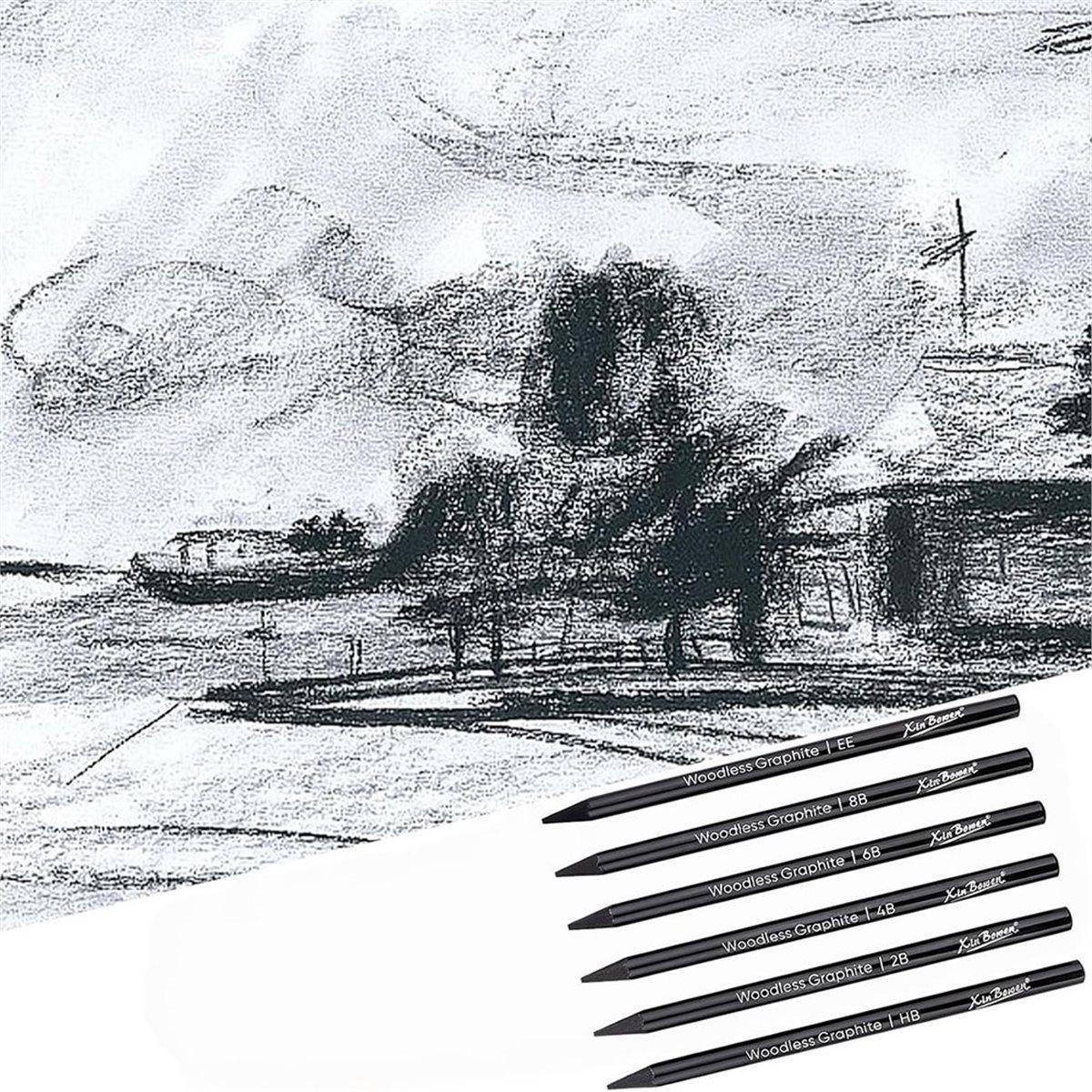 

Charcoal Pencils for Artists, Drawing Pencils for Professionals and Artists, DIY Pencils Set, 6Pcs Charcoal Pencil China Mainland