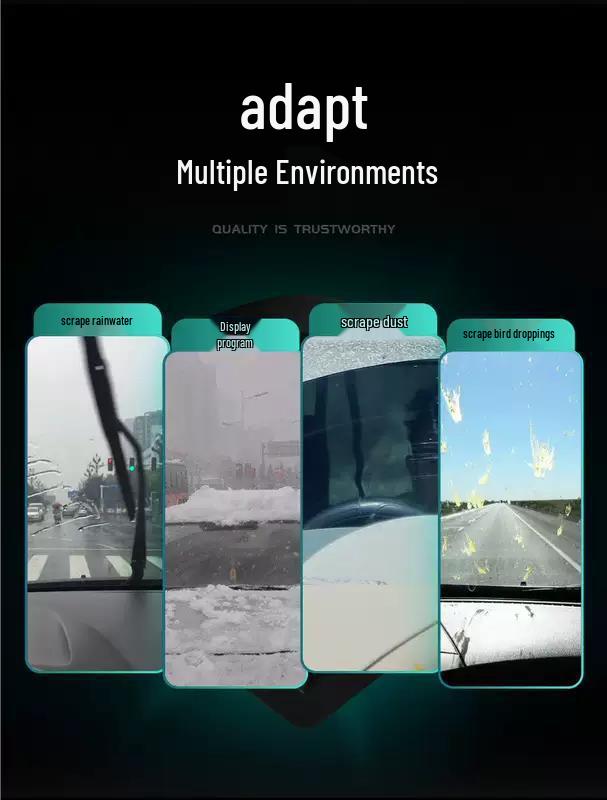 Geely Geometry C Frameless Silent Wiper Blades - Front & Rear Rubber Strips