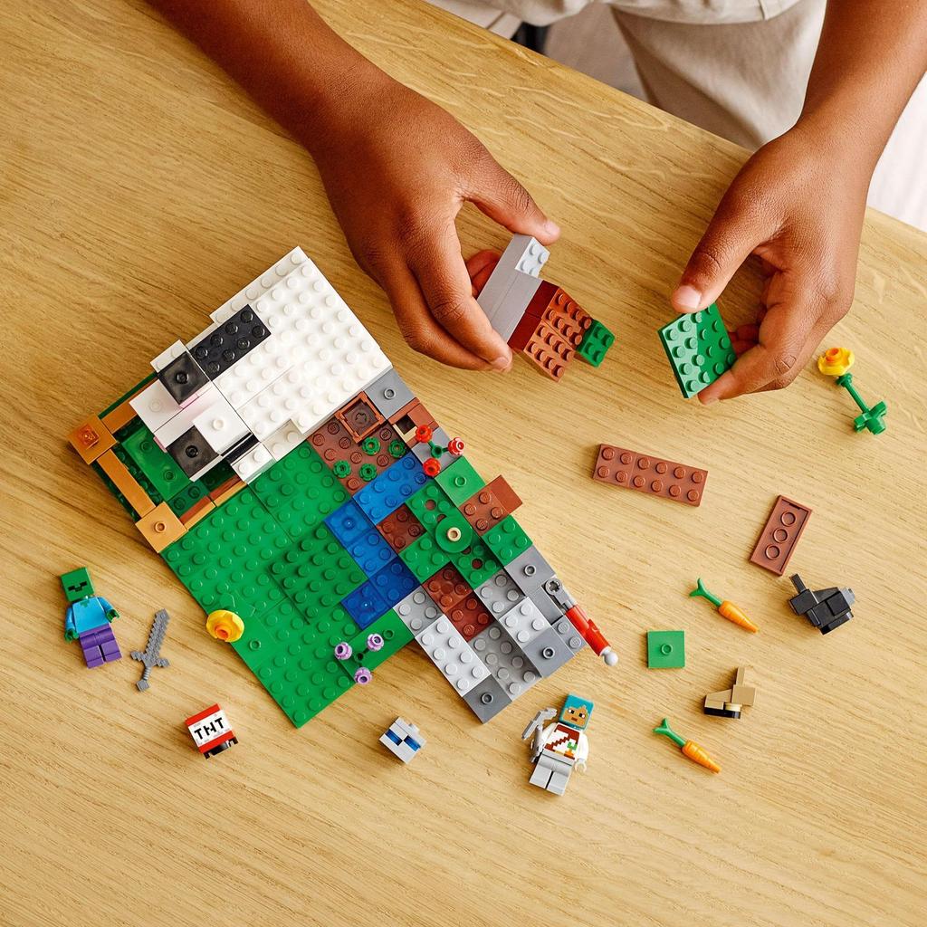 LEGO Minecraft Rabbit Farm 21181 Toy Blocks Gift Video Game Animals Boys Girls Ages 8+