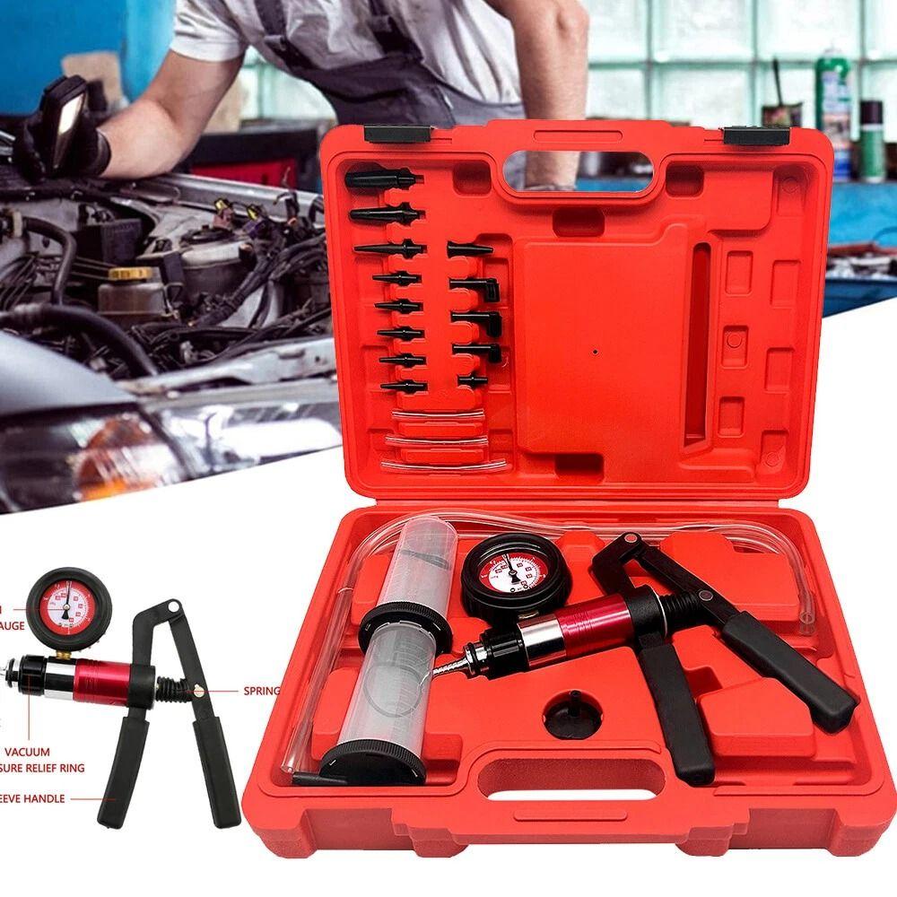 Hand Held Pressure Pump Tester Manual Operation Brake Fluid Bleeder  Vehicle Service