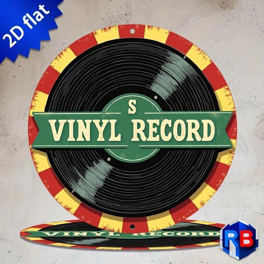 Vintage Round Metal Sign 20x20cm Aluminum Wall Art For Home Kitchen Cafe Bar Garage Decor