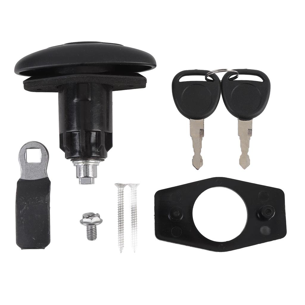 Truck Cap Lock Multifunctional Zinc Alloy Truck Cap Locking Latch for RV Trailer Campervan Garage Door Cabinet